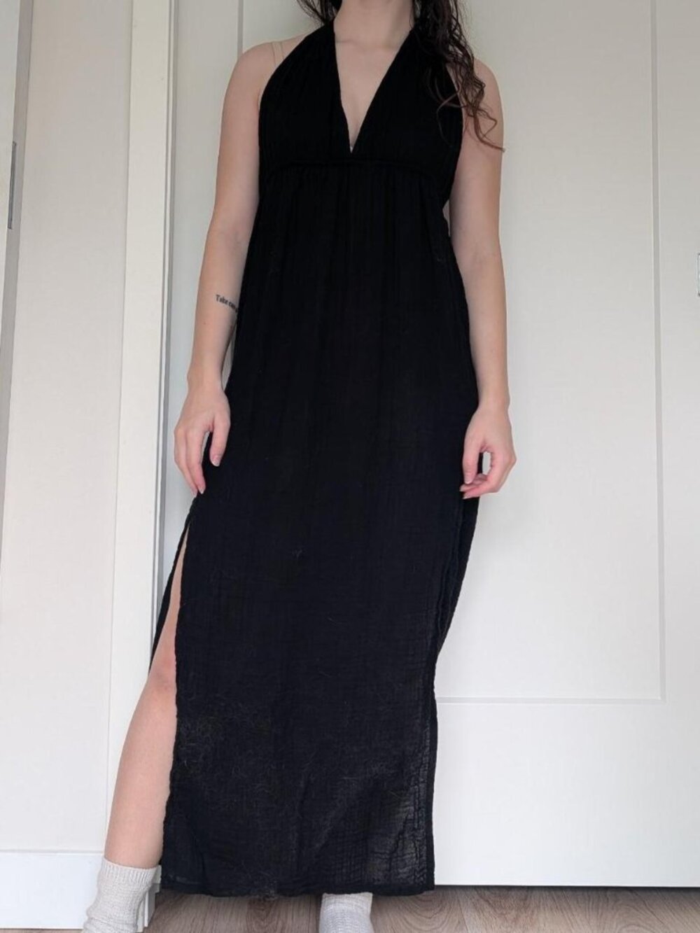 cotton maxi dress